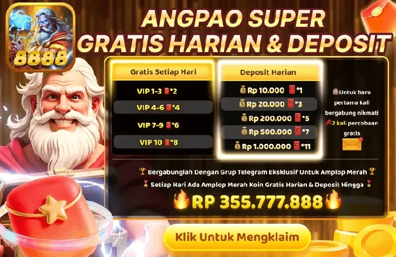 ANGPAO SUPER GRATIS HARIAN & DEPOSIT